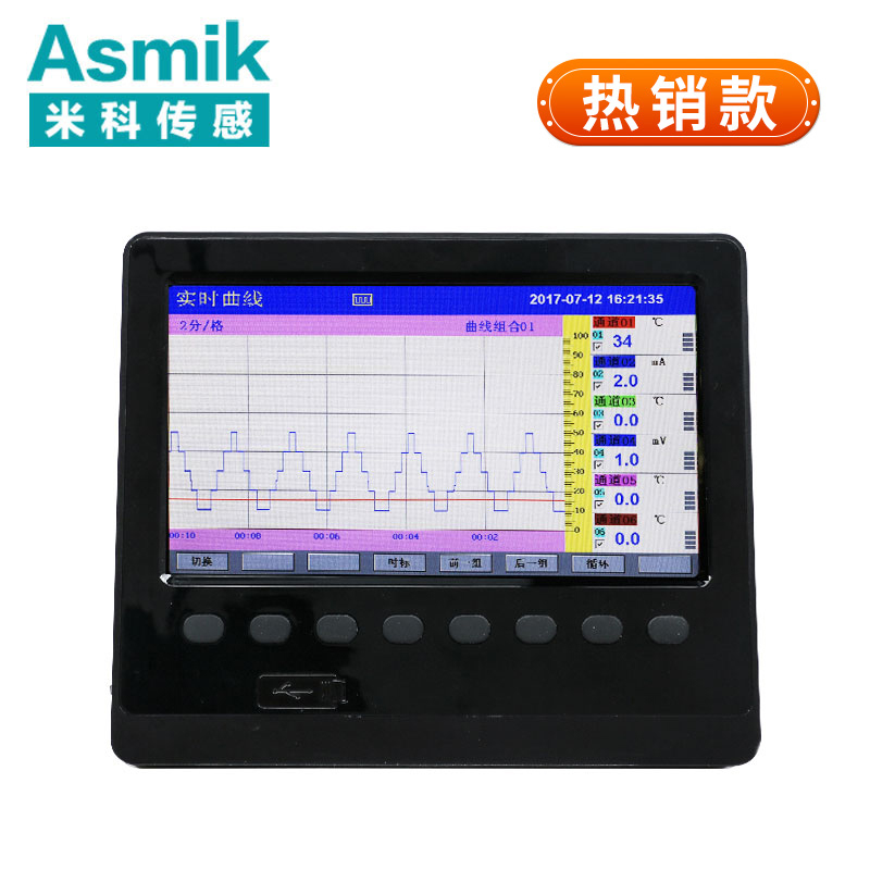 米科MIK-R6000C 1~48路 溫度/溫濕度記錄儀