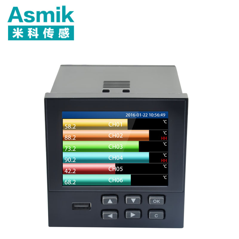 米科MIK-R9600 彩屏無紙記錄儀1~18通道數(shù)據(jù)記錄儀